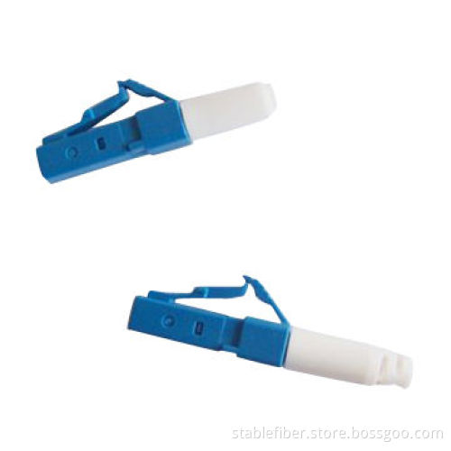 LC Short Boot Connector, Low Insertion Loss
